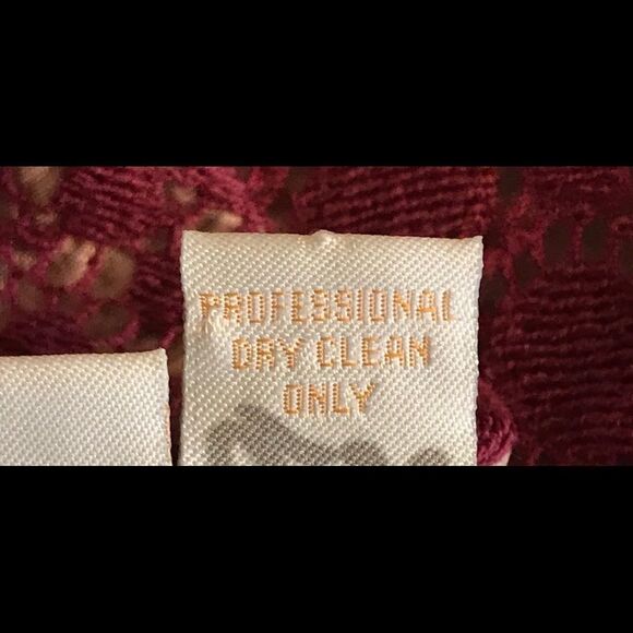 Tracy Reese New York Strapless Wine Lace Dress | Size 4 | Elegant Wool Blend - Picture 10 of 10